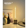 WOPARU Long Test Tube Spiral Vintage Edison Filament Light Bulb，T10/T32