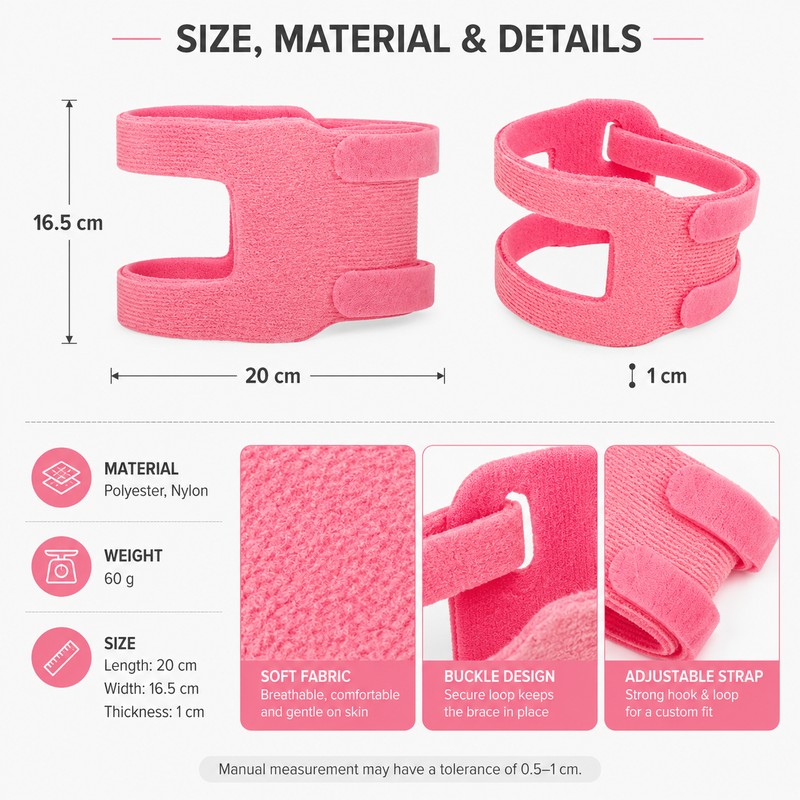 Adjustable Wrist Support Brace for Sports & Yoga – Slim