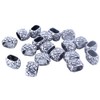 KONMAY Carved Spacer Beads 20pcs 10.0x6.0mm Antique Silver Flat Hole