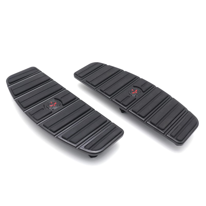 HTTMT- Black Skull Rider Footboard Insert Kit Traditional D Compatible