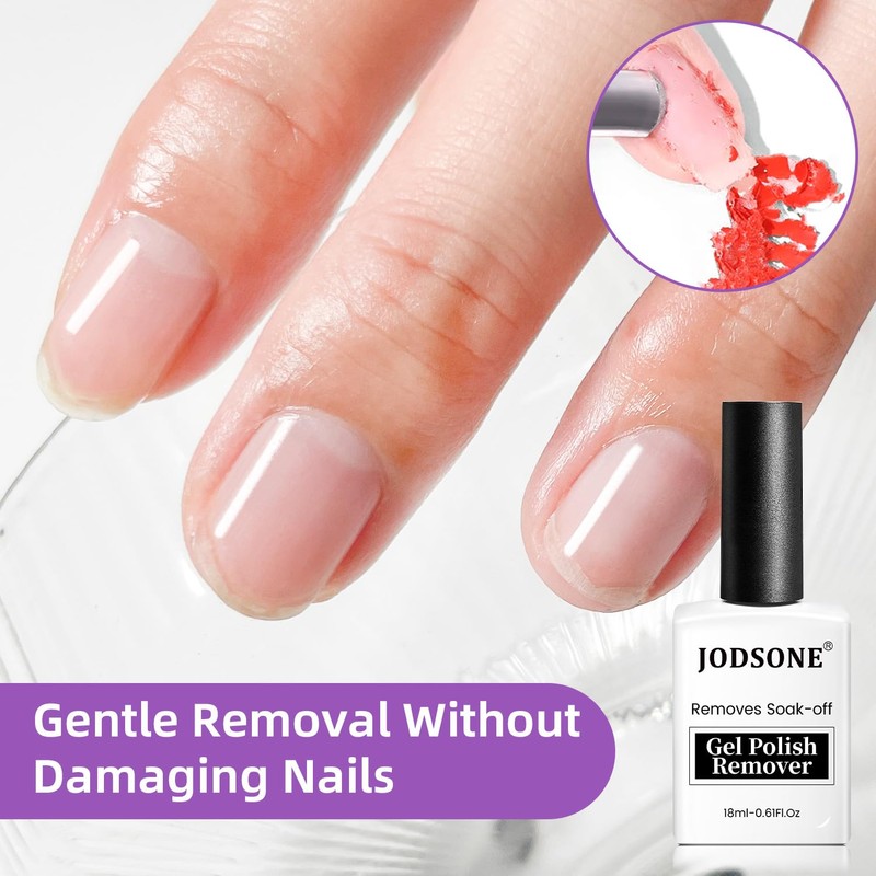 JODSONE 18ML Gel Nail Polish Remover No Need Soaking or