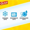 Glad Food Storage Containers, 24 oz, 5 Count