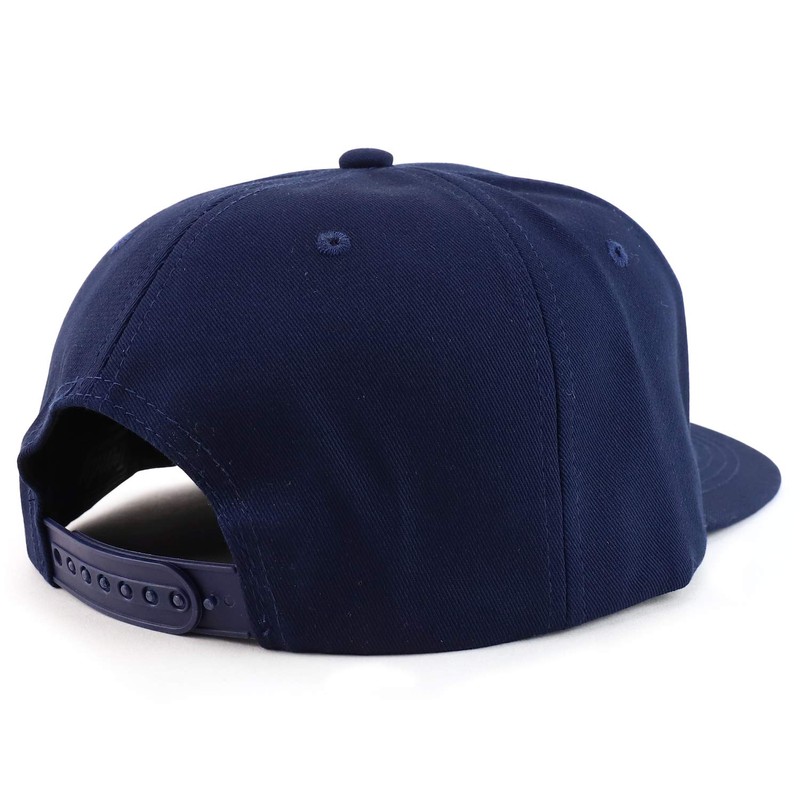 Trendy Apparel Shop Gorra de béisbol Oversize 2XL en blanco