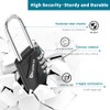 Disecu 2 Pack 4 Digit Combination Lock 2.5 Inch Long
