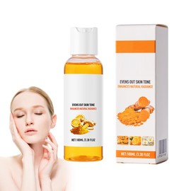 Hppsctink Kurkuma Toner, 100ml Kurkuma Gesichtstoner, Verdunkelndes Tiefe Hydratation, Feuchtigkeitsspendendes Gesichtswasser, serum