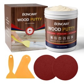 BONCART Wood Filler,Wood Putty,White Oak Wood Putty Filler,9.87 Ounce Wood Filler Paintable Wood Filler,Wood Furniture Repair kit,Quickly Repair Any Broken and defective Wooden Furniture