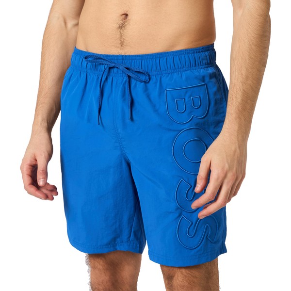 BOSS Men's Whale Swimming Trunks, Medium Blue423