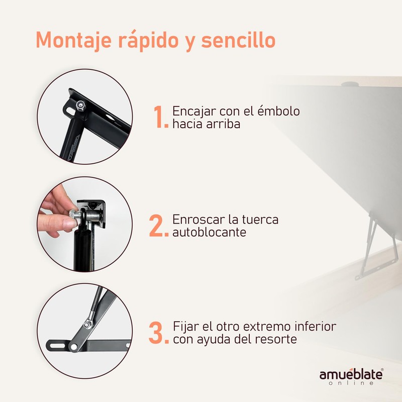 amuéblate online 2 Piston System Hydraulic Professional for Box Spring