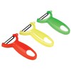Kuhn Rikon Original Swiss Translucent Peeler Set, 4-Inch, Red/Green/Yellow