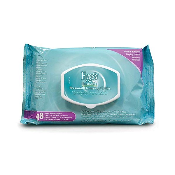 Pdi Nice Flushable Adult Wipe 5 3/8X6 /4 Tub -