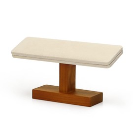 Watch Stand, Watch Stand, Anti-Slip, Natural Wood, Wooden Watch Stand, Stylish Beige
