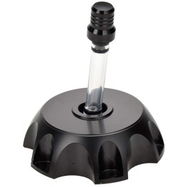 HIAORS CNC Aluminum Gas Fuel Tank Cap With Breather Valve for 50cc 70cc 90cc 110cc 125cc 140cc 150cc 160cc Pit Dirt Bike Motorcycle Black