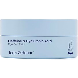 Parche Ojos para Bolsas y Ojeras Coreano Antiarrugas y Contorno de Ojos con Cafeína Niacinamida y Ácido Hialurónico, Vegano, Testado en Piel Sensible 
