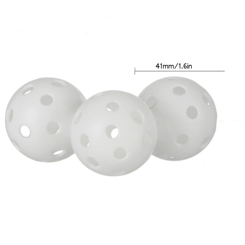 Forgetek Golf Balls Practice Set of 50 Plastic Hollow Balls