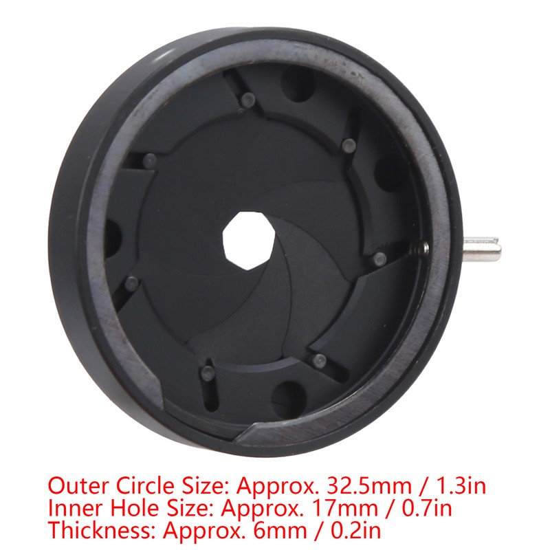 SK17 Adjustable Iris Aperture Iris Diaphragm for Optical Instrument Laser
