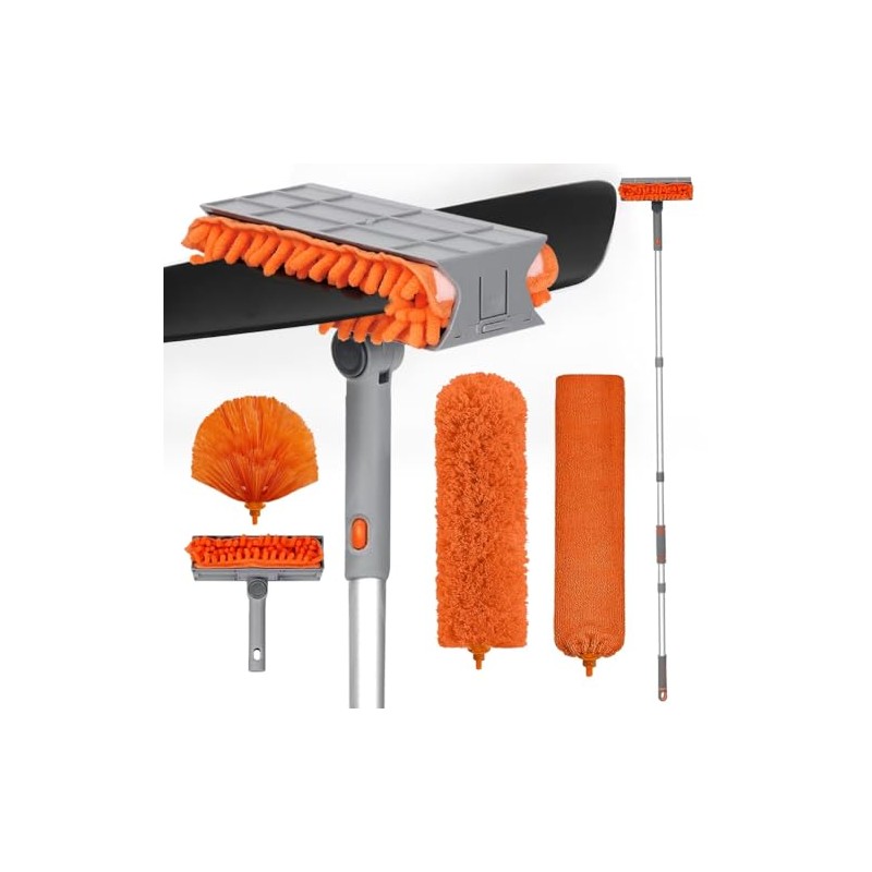 Ceiling Fan Cleaner Duster with 72‘’ Extendable Long Handle Cleaning