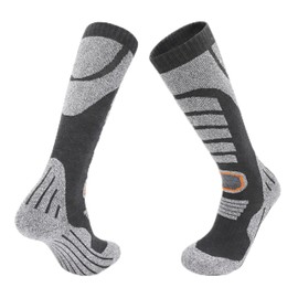 seenlast 1 Pair Unisex Ski Socks Ski Socks Winter Sports Snowboard Breathable Socks Knee Socks Thermal Socks Functional Socks Made of Merino Wool Outdoor Socks