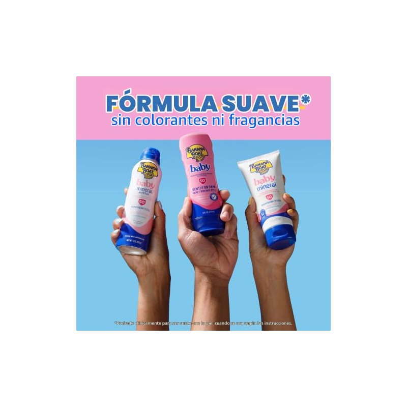 Banana Boat Baby 100% Mineral, Tear-Free, Reef Friendly, Broad Spectrum