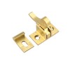 sourcing map Flip Door Latch 28x15mm Gate Latch Brass Bar
