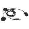 Motorbike Full Face Helmet Earpiece Mic 7.1mm Plug Two Way