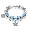Presentski Charm Bracelet Birthday Silver Plated Charms, Brass