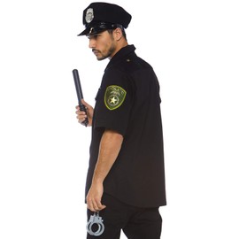 Leg Avenue mens Police Adult Sized Costumes, Black, X-Large US
