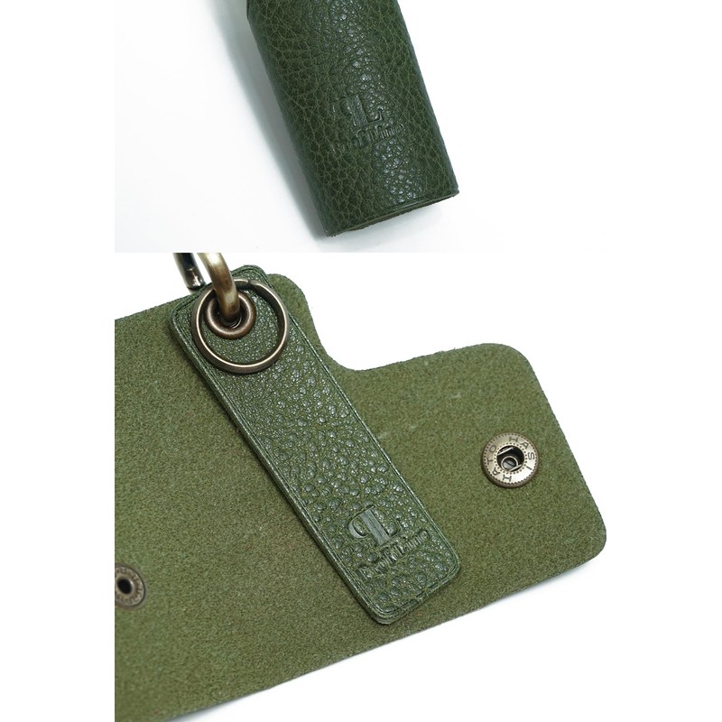 Prof Line Profline Key Case, Compact, Men's, Himeji Leather, Mini,