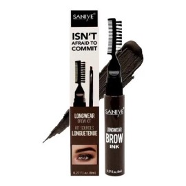 Tinta Indeleble Para Ceja Con Cepillo Saniye M320 Original