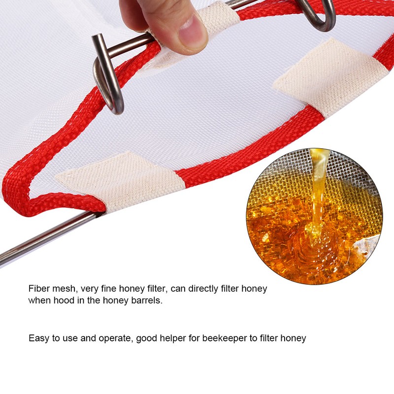 Rectangular Portable Honey Sieve Strainer Apiary Equipment Beekeeping Tools for