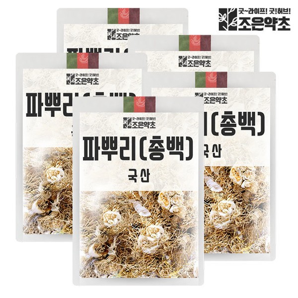 JoEun Herbal Medicine, domestic dried green onion root, green onion tea, Chongbaek green onion tea 300g x 5