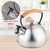 Florina Induction Kettle, Whistling Kettle, Stainless Steel, Silver, 2.3 L,