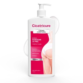 CICATRICURE - Crema Corporal Tonificante. Ayuda a suavizar la piel y mejroa apariencia de flacidez, humectación con Vitamina E y extractos naturales. Botella con 400ml