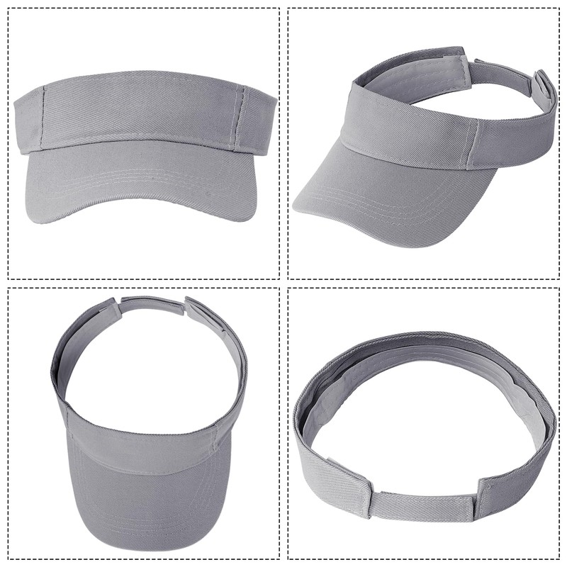 Marrywindix 1 Piece of Grey Sport Wear Athletic Visor Sun