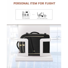 LOVEVOOK Travel Backpack for Women, 40L Carry On Backpack for Airplanes, Personal Item Bag for Airlines Fits 17 inch Laptop,TSA Approved Luggage with 3 Packing Cubes,Waterproof Weekender Gym back pack