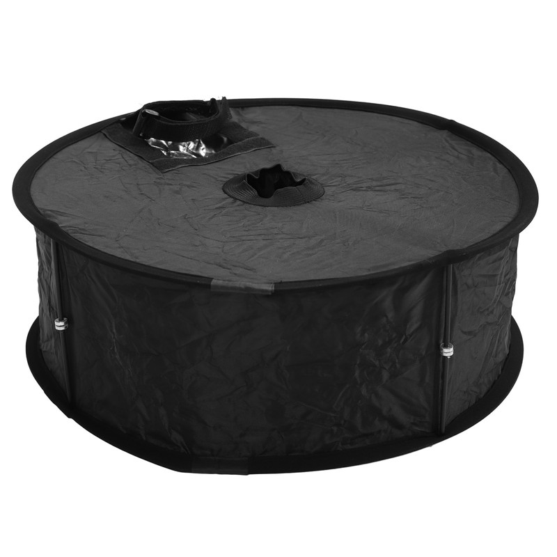 Ring Flash Softbox 17in Flash Diffuser Foldable Portable with Carrying