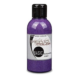 Body Painting Colours Senjo Color Basic 75 ml Purple - Purple I Face & Body Paint I Carnival I Brush & Airbrush Colour