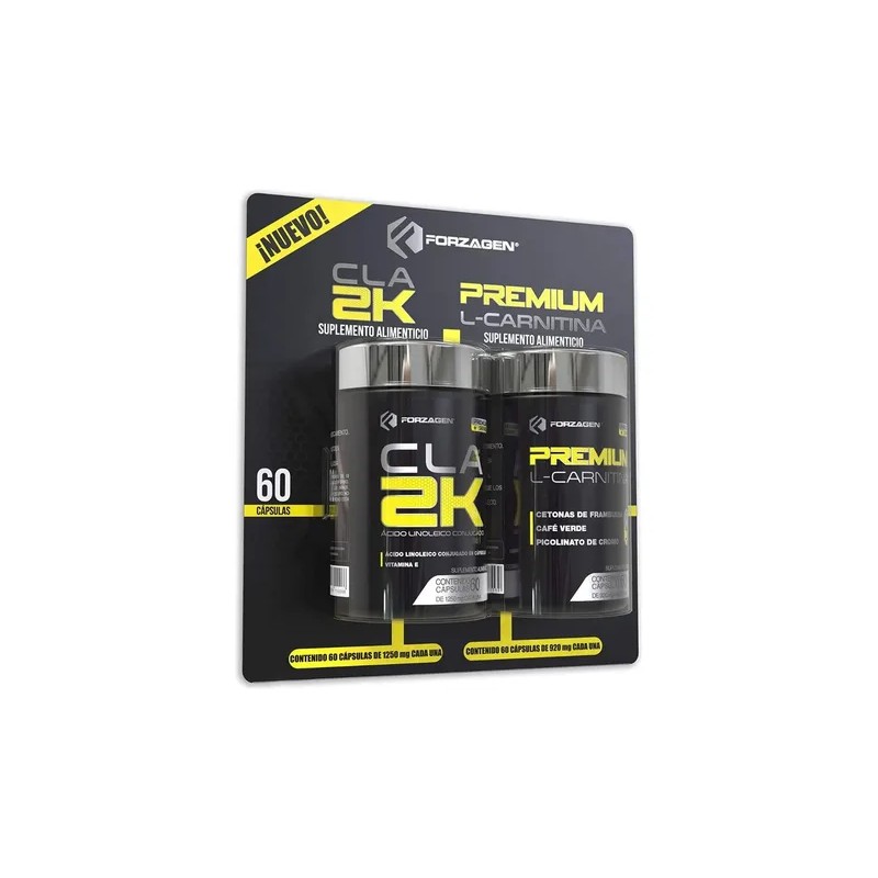 Forzagen Premium L-carnitina Cla-2k 120 Caps Termogénico