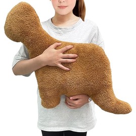 Dino Nugget Pillow, 24 inch Large Soft Dinosaur Nuggets Pillow for Birthday Gifts, Theme Party Decorations (Brontosaurus,Large)
