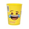 Unique Plastic Stadium Cup - 16oz, Emoji Faces, 1 Pc