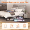 Lifewit Pack of 3 Transparent Plastic Underbed Storage Bags, 60
