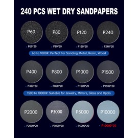 268 sheets waterproof paper set 25mm