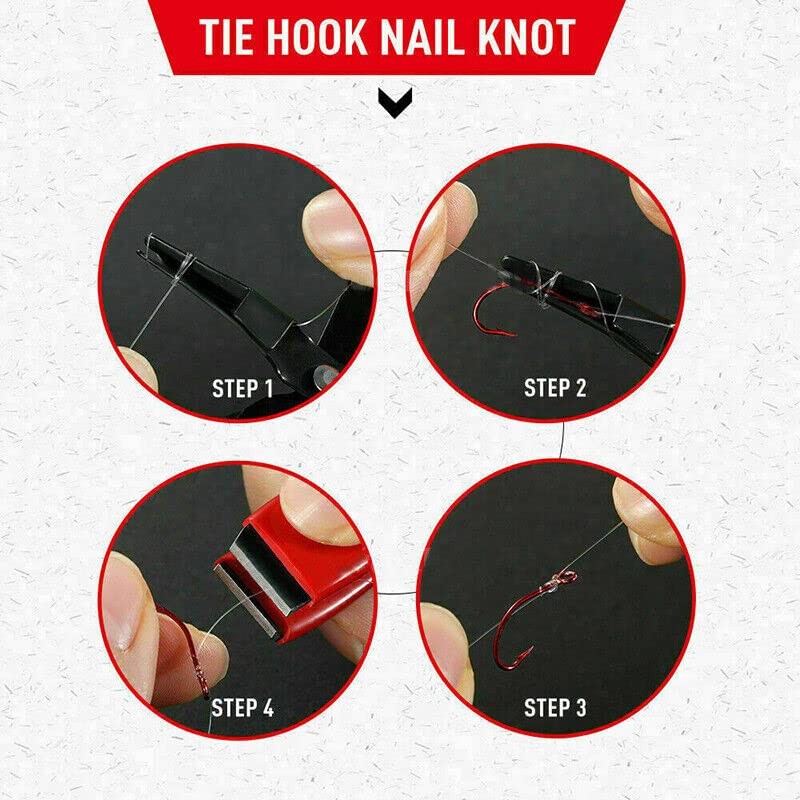 AIMALL 4-in-1 Fly Fishing Quick Knot Tying Tool – Durable