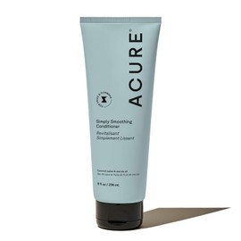 Acure Simply Smoothing Conditioner – Anti-Frizz & Hydrating Hair Treatment with Coconut Water & Marula Oil – Softens, Smooths & Adds Shine – Vegan & Sulfate-Free, 8 fl oz