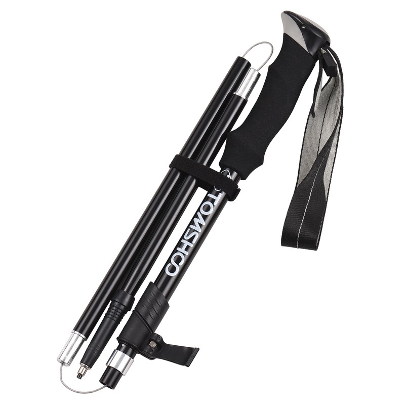 TOMSHOO Trekking Pole Lightweight Collapsible Trekking Pole Five-fold Walking Stick