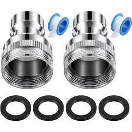 ERP Dishwasher Faucet Adapter 15/16-27 Male 55/64-27 Famale 2-Pack