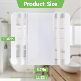 85315000 Replacement Ventilation Fan Grille Lens for Broan-Nutone Bathroom Exhaust Fan 663, 663N, 663FL, 663L, 663LN, 669L, 669LN, 669FN, 763RL, 769RL, 769RF, 769RFT, 770F, Bathroom Fan Exhaust 763RLN