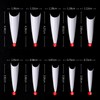 YIMART 500pcs Acrylic Medium Long Stiletto Nail Tips Easy Coffin