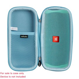 adada Hard Travel Case Fits JBL FLIP 5 / JBL FLIP 6 Waterproof Portable Bluetooth Speaker (Light Blue)