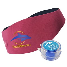 Konfidence Aquaband Swimming Ear Band - Pink (Adult)