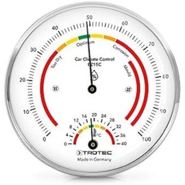 TROTEC BZ15C Thermohygrometer Hygrometer Thermometer Measuring Range 0°C to 40°C / 0% to 100% Measurement of Relative Humidity and Air Temperature Easy to Read and Interpretation